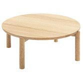 Temple &amp; Webster Caterina Solid Oak Coffee &amp; Side Table Set