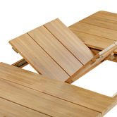 Temple &amp; Webster 6 Seater Outdoor Extendable Dining Table &amp; Bench Set