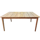 Temple &amp; Webster Sorrento Acacia Wood Outdoor Extendable Dining Table