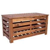 Temple &amp; Webster Flores Acacia Wood Outdoor Storage Box
