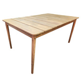 Temple &amp; Webster Sorrento Acacia Wood Outdoor Extendable Dining Table