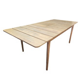 Temple &amp; Webster Sorrento Acacia Wood Outdoor Extendable Dining Table