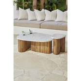 Temple &amp; Webster Tobago Terrazzo Outdoor Coffee Table