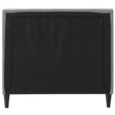 Temple &amp; Webster Grey Single Logan Upholstered Kid's Bed Frame