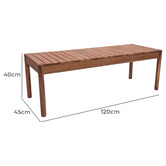 Temple &amp; Webster 2 Seater Barrios Acacia Wood Garden Bench