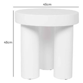 Temple &amp; Webster Makkari Polystone Outdoor Side Table