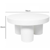 Temple &amp; Webster Makkari Polystone Outdoor Coffee Table
