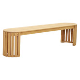 Temple &amp; Webster 3 Seater Forme Outdoor Dining Bench