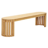 Temple &amp; Webster 3 Seater Forme Outdoor Dining Bench