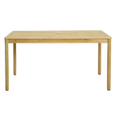 Temple &amp; Webster 4 Seater Grove Outdoor Dining Table &amp; Bench Set