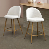 Temple &amp; Webster 64.5cm Charlie Upholstered Barstools