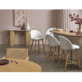 Temple &amp; Webster 64.5cm Charlie Upholstered Barstools