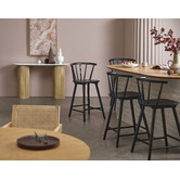 Temple &amp; Webster 66cm Aurora Spindle Barstools