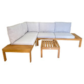 Temple &amp; Webster 4 Seater Haliday Outdoor Lounge Set