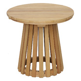 Temple &amp; Webster Paros Eucalyptus Wood Outdoor Side Table
