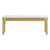 Temple &amp; Webster 4 Seater Grove Outdoor Dining Table &amp; Bench Set