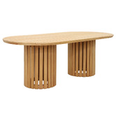Temple &amp; Webster Forme Eucalyptus Wood Outdoor Dining Table