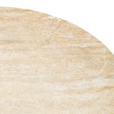 Temple &amp; Webster Lennox Round Travertine-Look Outdoor Coffee Table