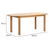 Temple &amp; Webster 4 Seater Cannes Dining Table &amp; Bench Set