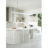 Temple &amp; Webster 64.5cm Elsa Upholstered Barstools