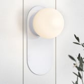 Temple &amp; Webster Koto Opal Glass Wall Light
