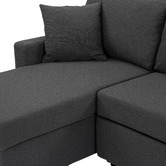 Temple &amp; Webster Darcy 3 Seater Sofa Bed with Reversible Chaise