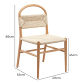 Temple &amp; Webster Marcus Beech Wood Dining Chairs