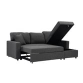 Temple &amp; Webster Darcy 3 Seater Sofa Bed with Reversible Chaise