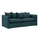 Temple &amp; Webster Removable Slipcover Set for Montauk 3 Seater Sofa