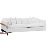 Temple &amp; Webster Removable Slipcover Set Only for Montauk 4 Seater Sofa