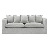 Temple &amp; Webster Removable Slipcover Set for Montauk 3 Seater Sofa