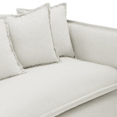 Temple &amp; Webster Montauk 4 Seater Upholstered Slipcover Sofa