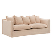 Temple &amp; Webster Removable Slipcover Set for Montauk 3 Seater Sofa