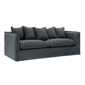 Temple &amp; Webster Removable Slipcover Set for Montauk 3 Seater Sofa