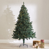 Temple &amp; Webster 180cm Cottage Green Pre-Lit Christmas Tree