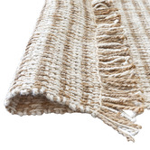 Temple &amp; Webster Miller Fringed Hand Woven Jute Rug