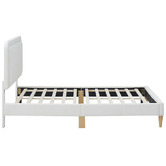 Temple &amp; Webster Cream Toni Boucle Bed