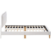 Temple &amp; Webster Cream Toni Boucle Bed