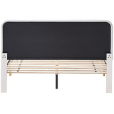 Temple &amp; Webster Cream Toni Boucle Bed
