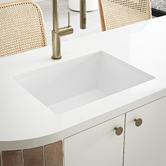 Temple &amp; Webster Lowan 560mm Single Granite Kitchen Sink