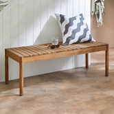 Temple &amp; Webster 2 Seater Barrios Acacia Wood Garden Bench