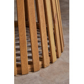 Temple &amp; Webster Paros Eucalyptus Wood Outdoor Dining Table