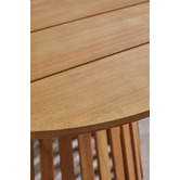 Temple &amp; Webster Paros Eucalyptus Wood Outdoor Dining Table