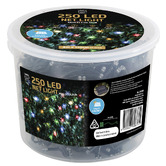 Temple &amp; Webster 250 Multi-Coloured LED Solar Net Fairy Lights