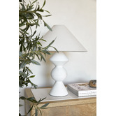 Temple &amp; Webster Sahli Cement Table Lamp