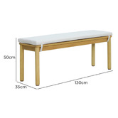 Temple &amp; Webster 4 Seater Grove Outdoor Dining Table &amp; Bench Set