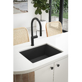 Temple &amp; Webster Lowan 560mm Single Granite Kitchen Sink