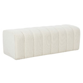 Temple &amp; Webster Ora Boucle Large Ottoman Bench
