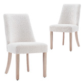 Temple &amp; Webster Dover Boucle Dining Chairs