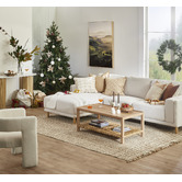 Temple &amp; Webster Miller Fringed Hand Woven Jute Rug